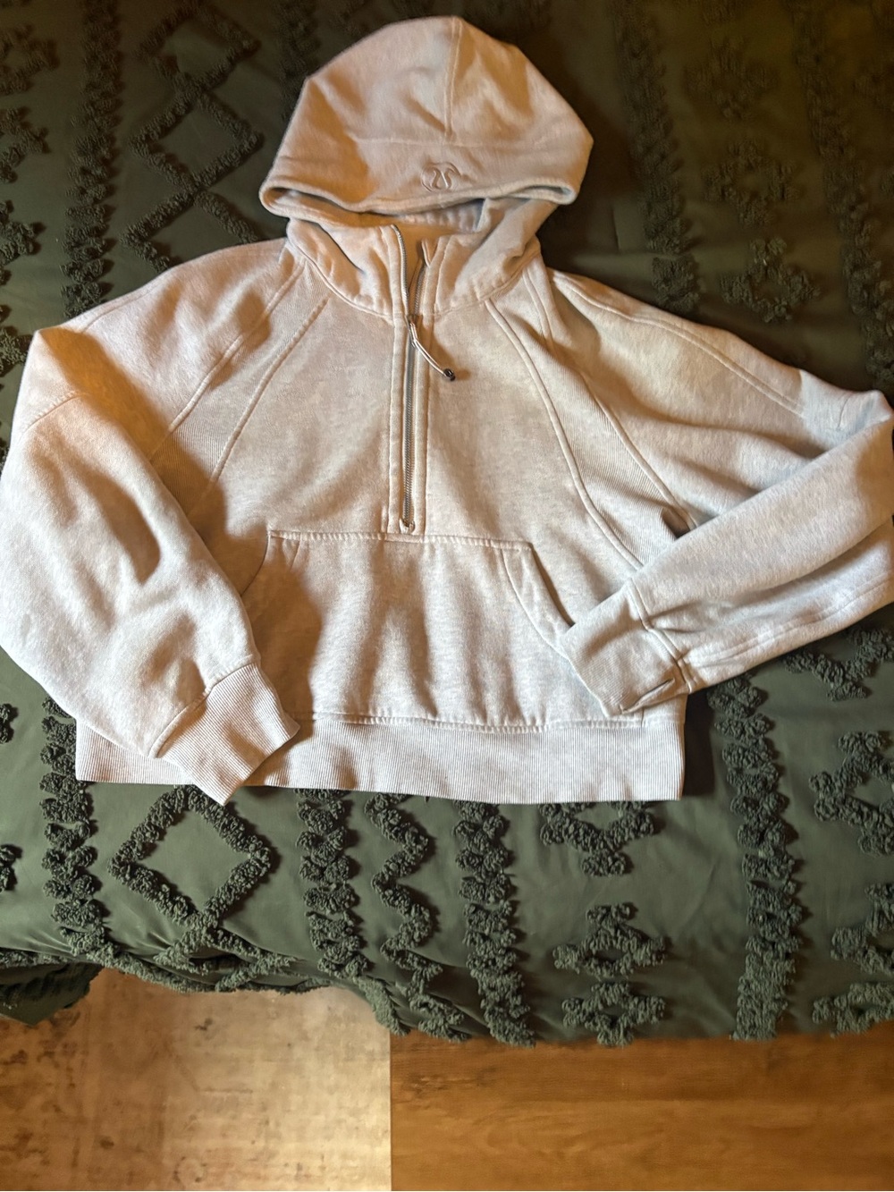 Grey Lulu Hoodie *Cropped